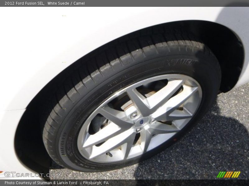 White Suede / Camel 2012 Ford Fusion SEL