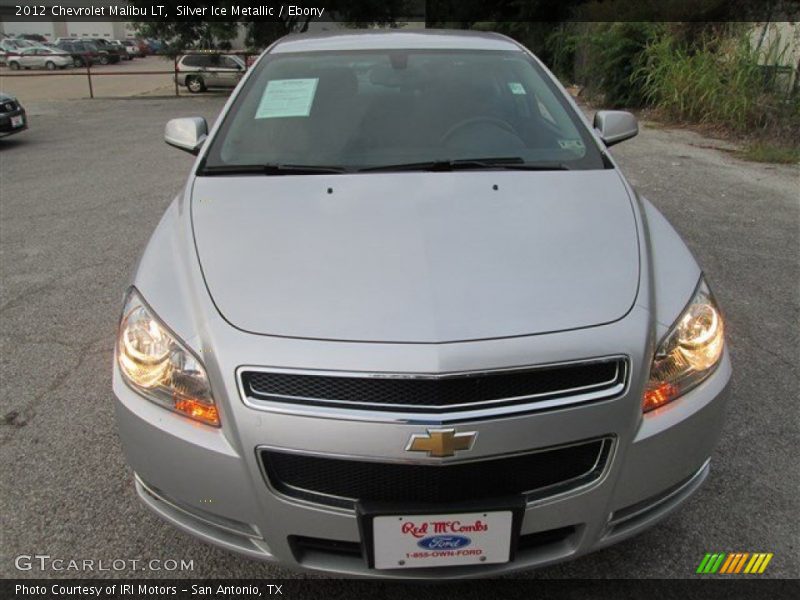 Silver Ice Metallic / Ebony 2012 Chevrolet Malibu LT
