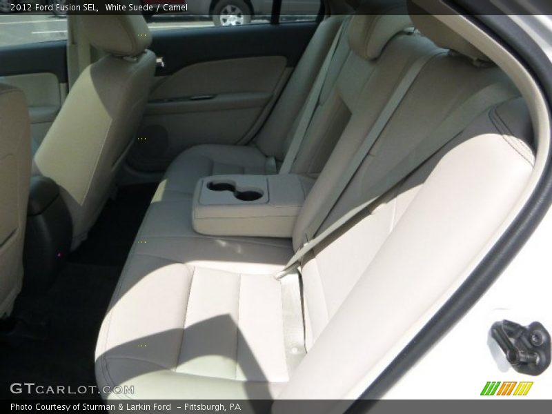 White Suede / Camel 2012 Ford Fusion SEL