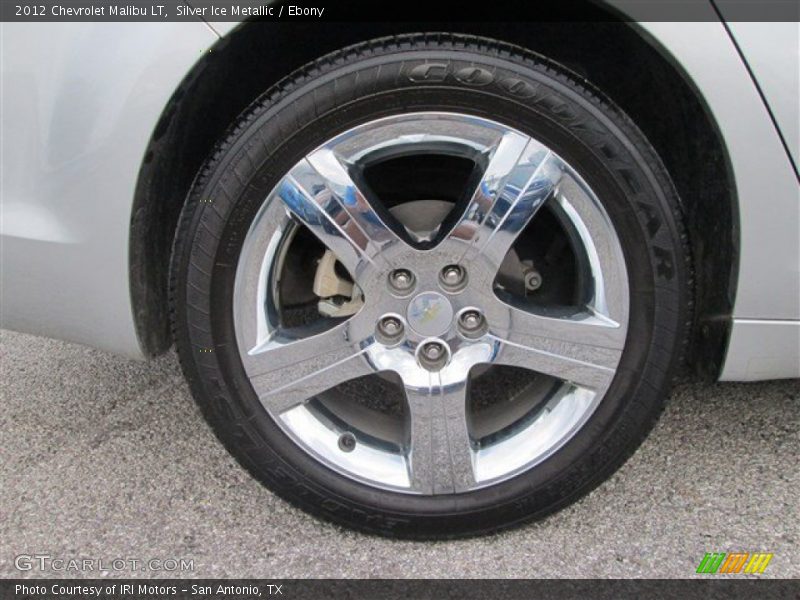 Silver Ice Metallic / Ebony 2012 Chevrolet Malibu LT