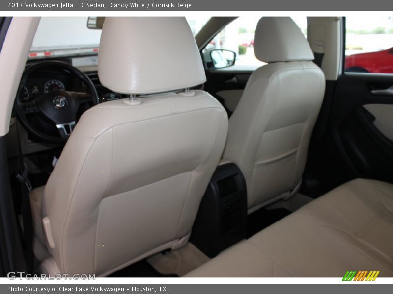 Candy White / Cornsilk Beige 2013 Volkswagen Jetta TDI Sedan