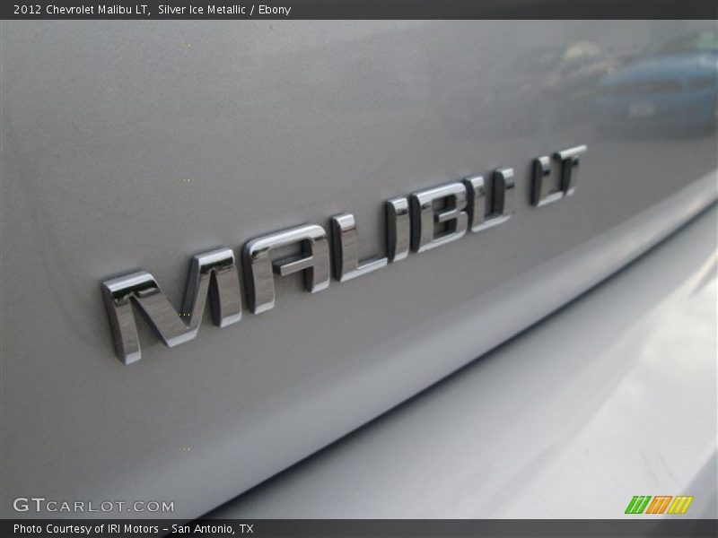 Silver Ice Metallic / Ebony 2012 Chevrolet Malibu LT