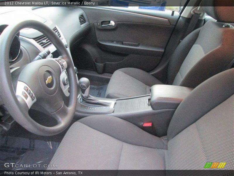 Silver Ice Metallic / Ebony 2012 Chevrolet Malibu LT