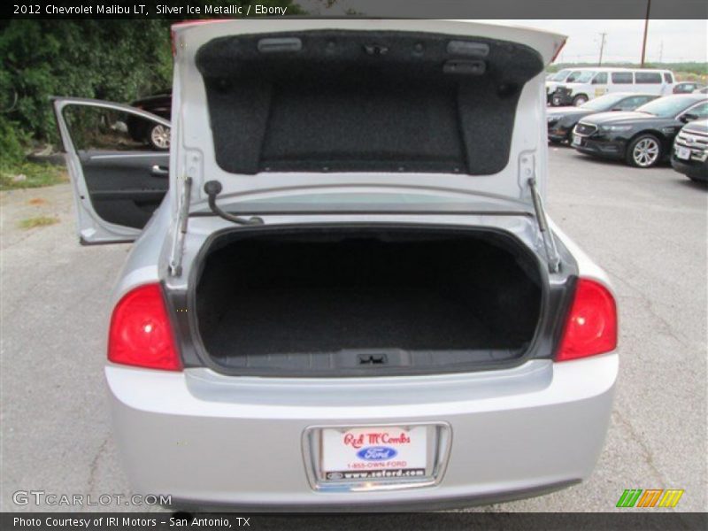 Silver Ice Metallic / Ebony 2012 Chevrolet Malibu LT