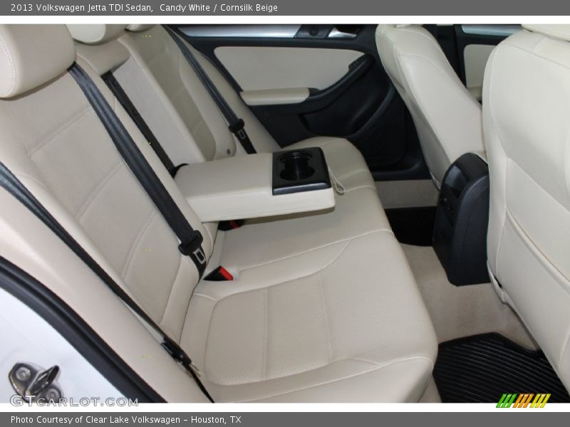Candy White / Cornsilk Beige 2013 Volkswagen Jetta TDI Sedan