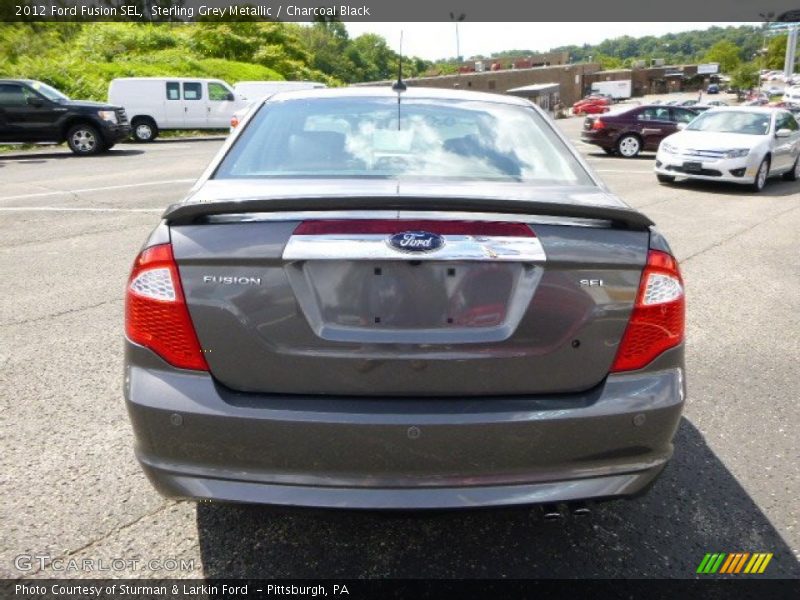 Sterling Grey Metallic / Charcoal Black 2012 Ford Fusion SEL
