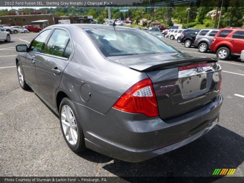 Sterling Grey Metallic / Charcoal Black 2012 Ford Fusion SEL