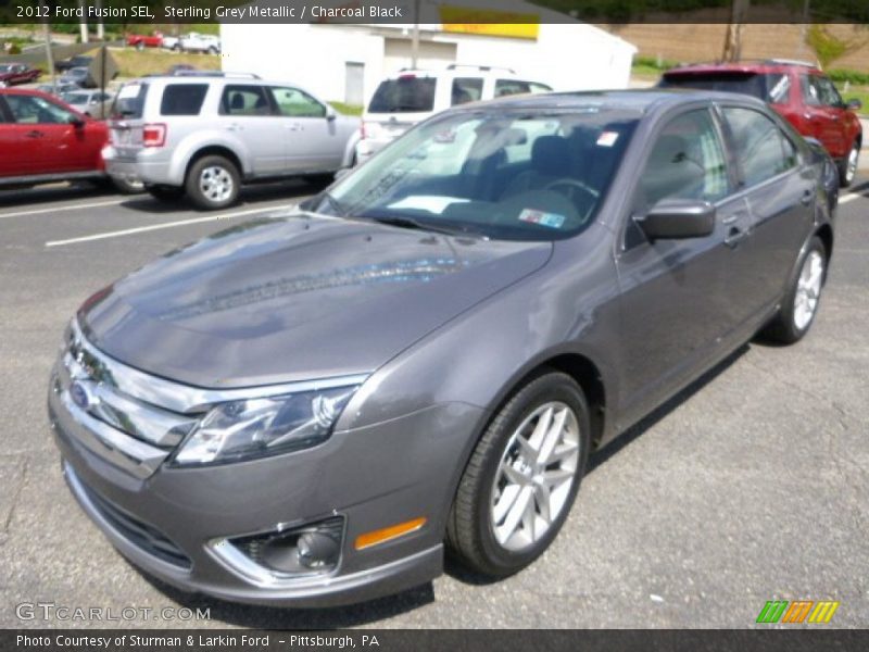 Sterling Grey Metallic / Charcoal Black 2012 Ford Fusion SEL