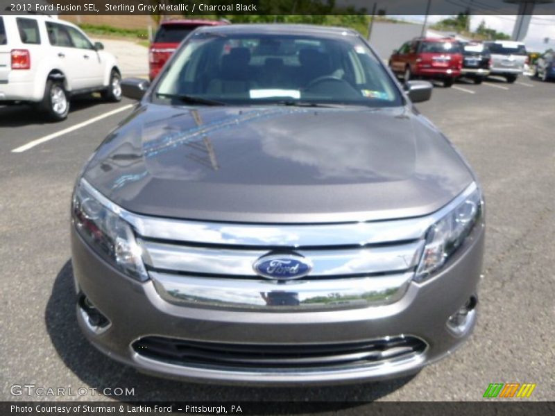 Sterling Grey Metallic / Charcoal Black 2012 Ford Fusion SEL