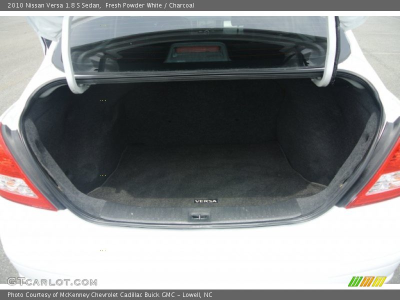 Fresh Powder White / Charcoal 2010 Nissan Versa 1.8 S Sedan