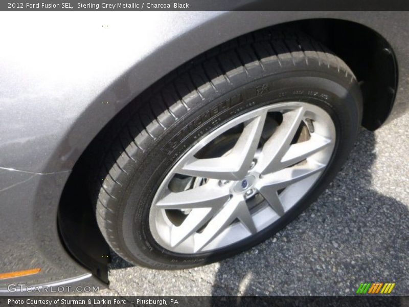 Sterling Grey Metallic / Charcoal Black 2012 Ford Fusion SEL
