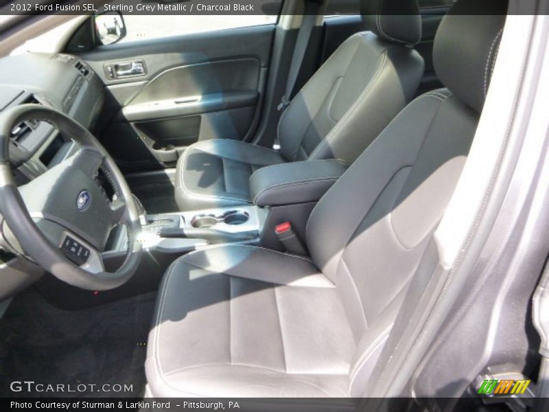Sterling Grey Metallic / Charcoal Black 2012 Ford Fusion SEL