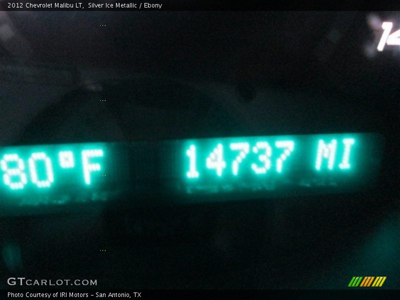 Silver Ice Metallic / Ebony 2012 Chevrolet Malibu LT