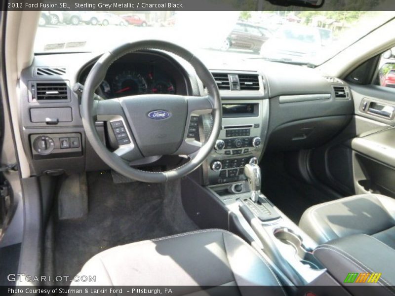 Sterling Grey Metallic / Charcoal Black 2012 Ford Fusion SEL