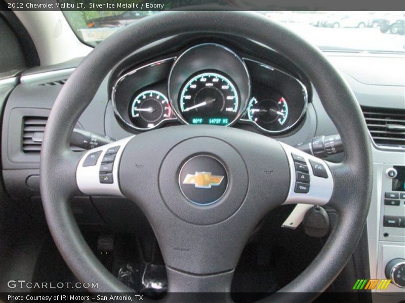 Silver Ice Metallic / Ebony 2012 Chevrolet Malibu LT