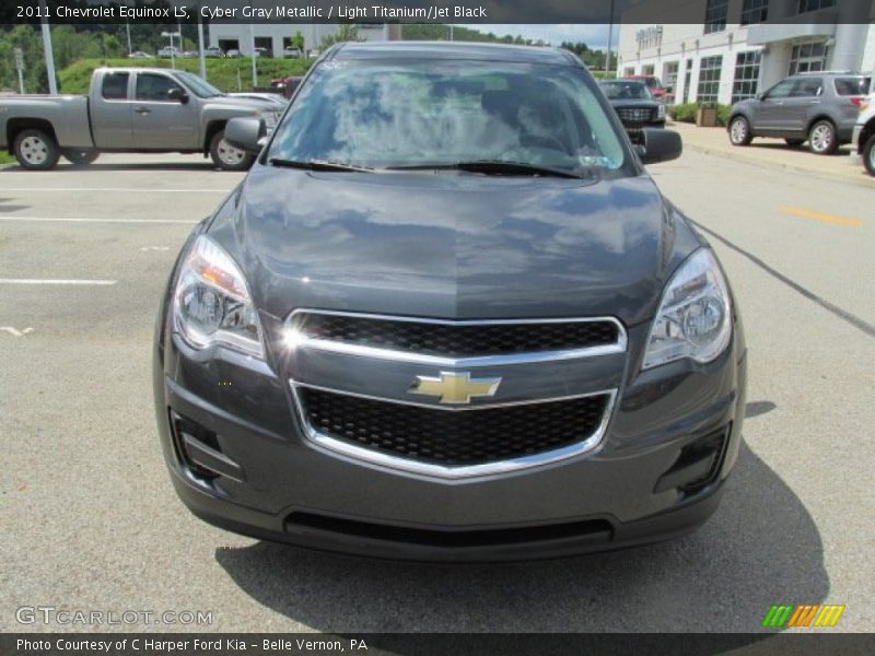 Cyber Gray Metallic / Light Titanium/Jet Black 2011 Chevrolet Equinox LS