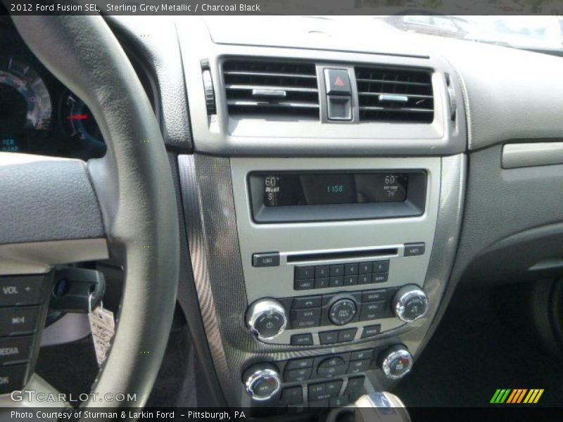 Sterling Grey Metallic / Charcoal Black 2012 Ford Fusion SEL