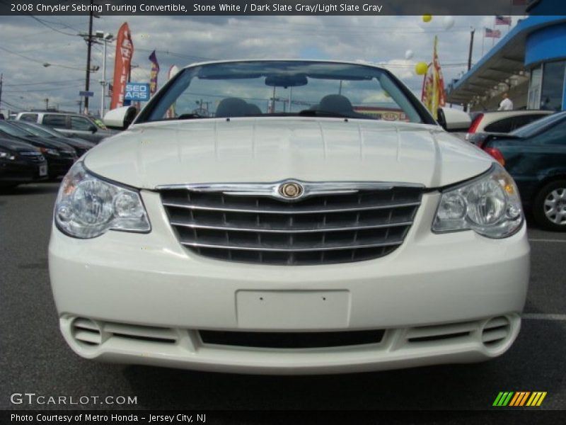 Stone White / Dark Slate Gray/Light Slate Gray 2008 Chrysler Sebring Touring Convertible
