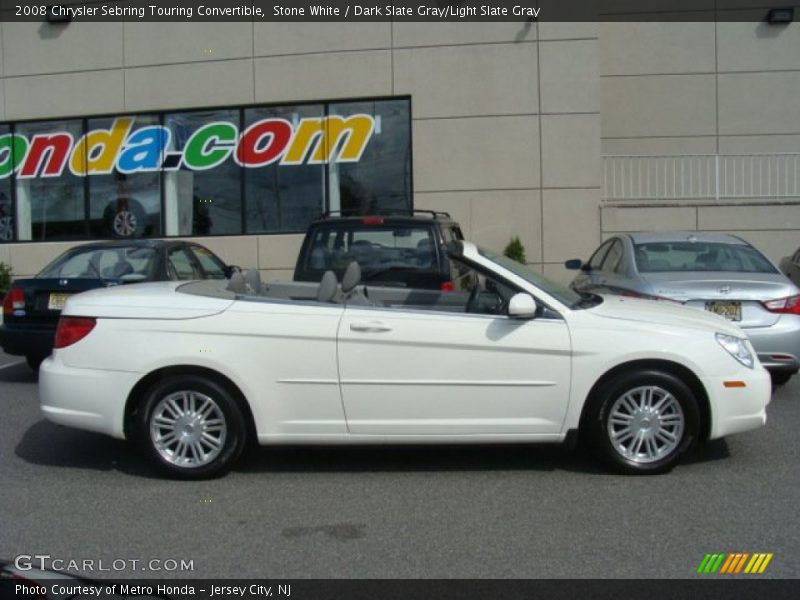 Stone White / Dark Slate Gray/Light Slate Gray 2008 Chrysler Sebring Touring Convertible
