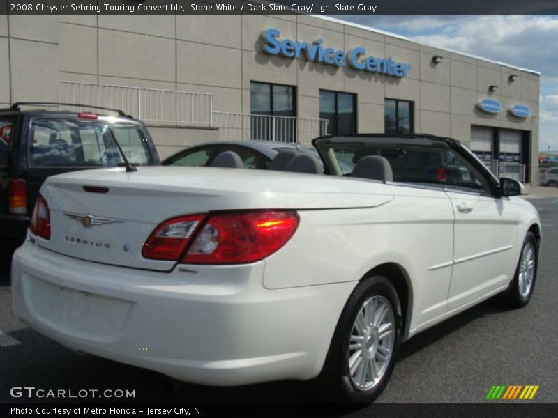 Stone White / Dark Slate Gray/Light Slate Gray 2008 Chrysler Sebring Touring Convertible