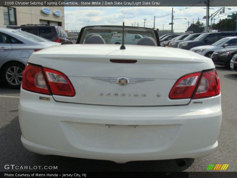 Stone White / Dark Slate Gray/Light Slate Gray 2008 Chrysler Sebring Touring Convertible