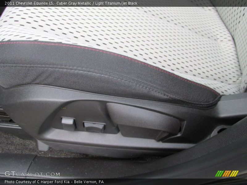 Cyber Gray Metallic / Light Titanium/Jet Black 2011 Chevrolet Equinox LS