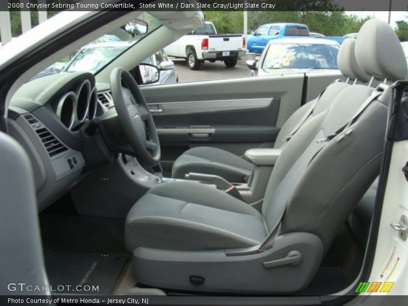 Stone White / Dark Slate Gray/Light Slate Gray 2008 Chrysler Sebring Touring Convertible