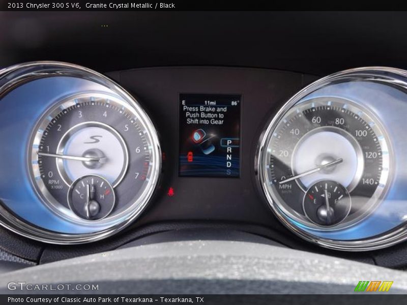 Granite Crystal Metallic / Black 2013 Chrysler 300 S V6