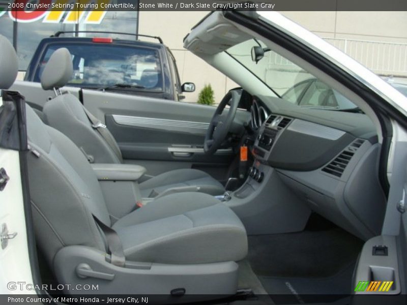 Stone White / Dark Slate Gray/Light Slate Gray 2008 Chrysler Sebring Touring Convertible