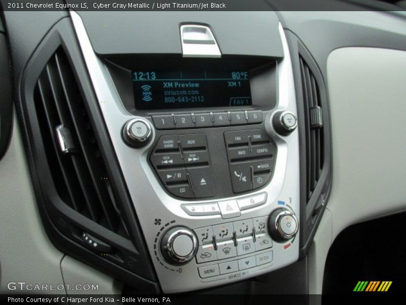 Cyber Gray Metallic / Light Titanium/Jet Black 2011 Chevrolet Equinox LS
