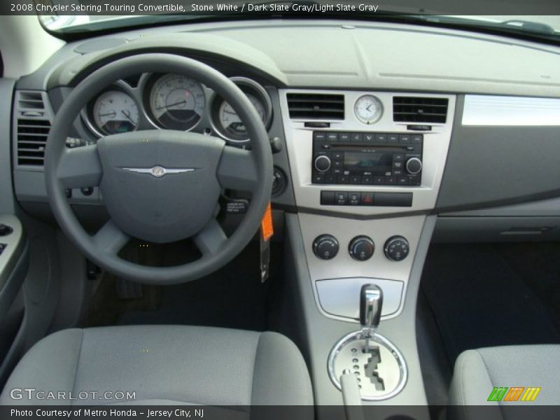 Stone White / Dark Slate Gray/Light Slate Gray 2008 Chrysler Sebring Touring Convertible