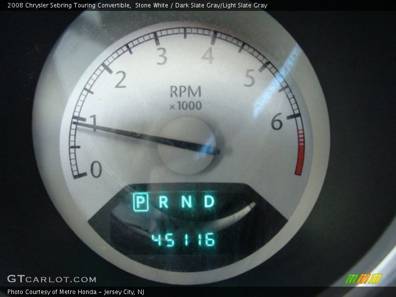 Stone White / Dark Slate Gray/Light Slate Gray 2008 Chrysler Sebring Touring Convertible