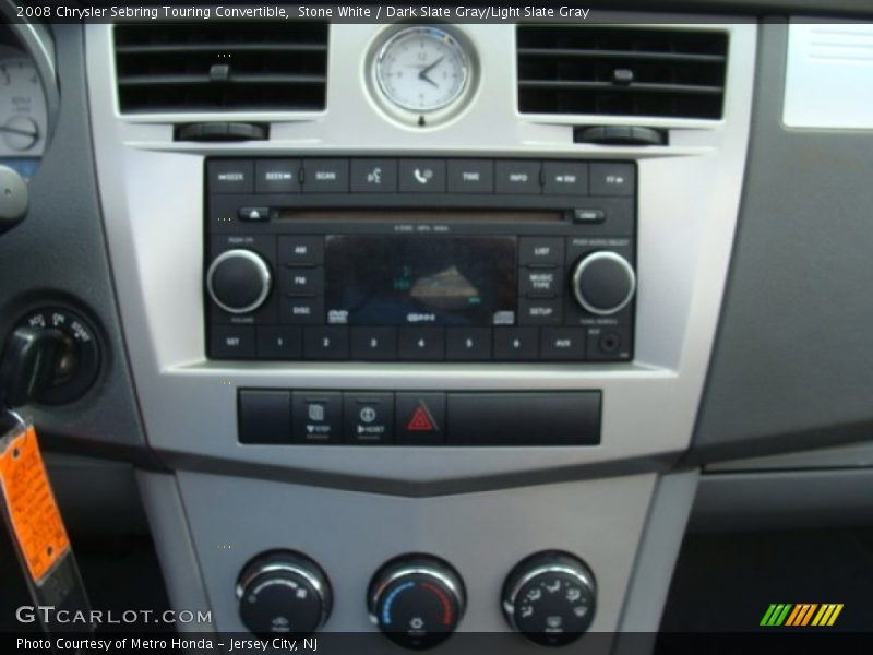 Stone White / Dark Slate Gray/Light Slate Gray 2008 Chrysler Sebring Touring Convertible