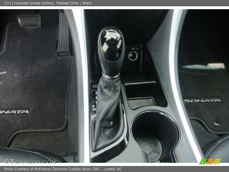 Radiant Silver / Black 2011 Hyundai Sonata Limited
