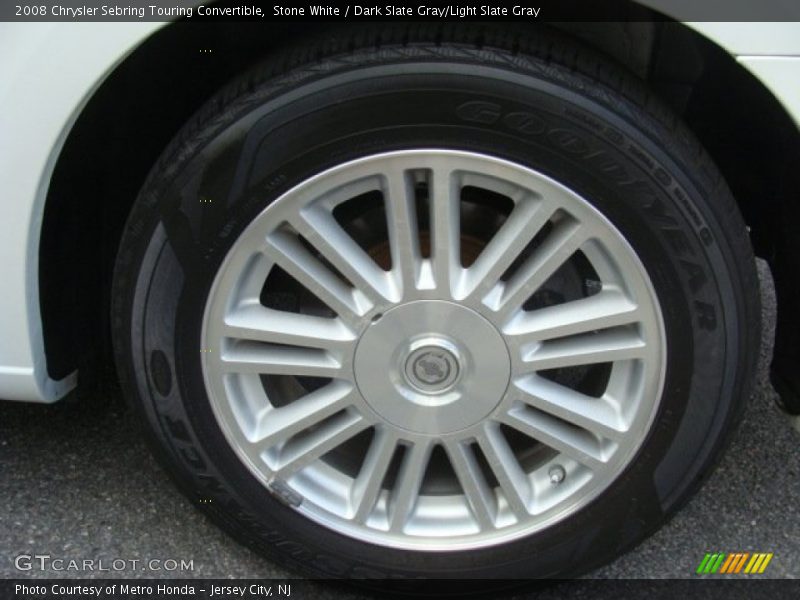 Stone White / Dark Slate Gray/Light Slate Gray 2008 Chrysler Sebring Touring Convertible