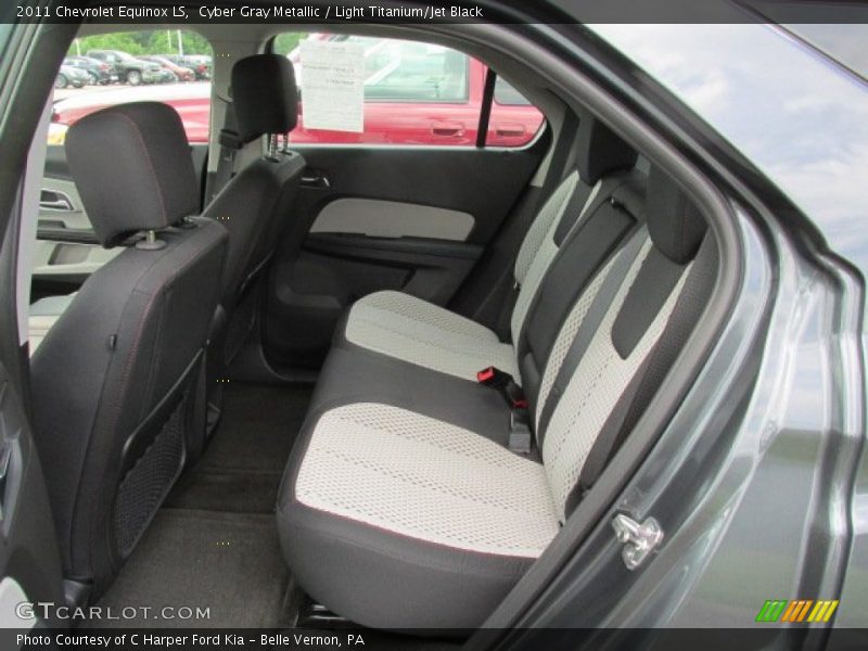 Cyber Gray Metallic / Light Titanium/Jet Black 2011 Chevrolet Equinox LS