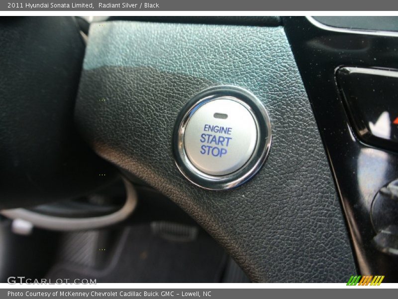 Radiant Silver / Black 2011 Hyundai Sonata Limited
