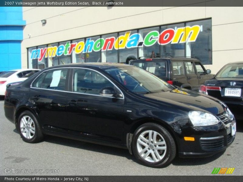 Black / Anthracite 2007 Volkswagen Jetta Wolfsburg Edition Sedan
