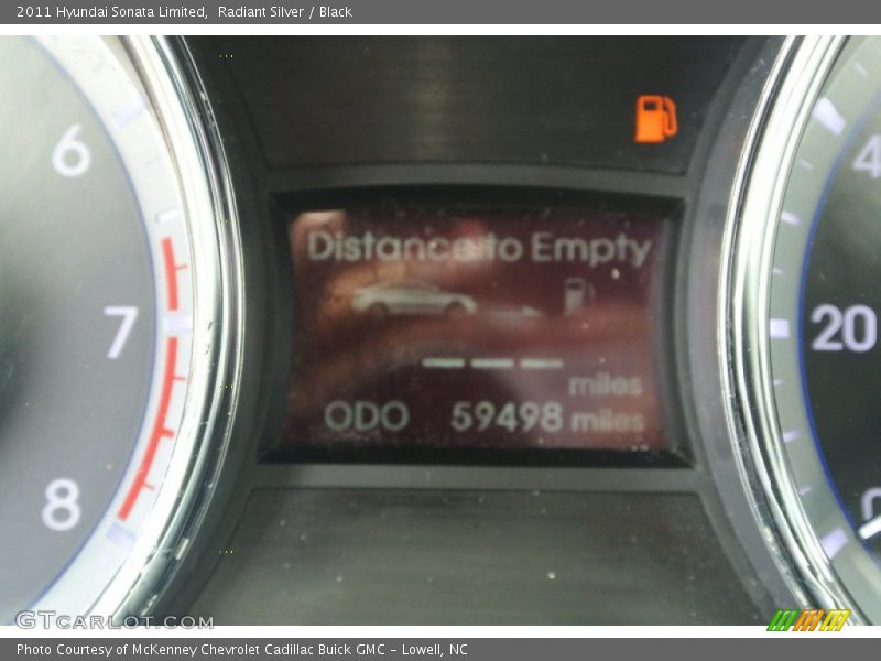 Radiant Silver / Black 2011 Hyundai Sonata Limited