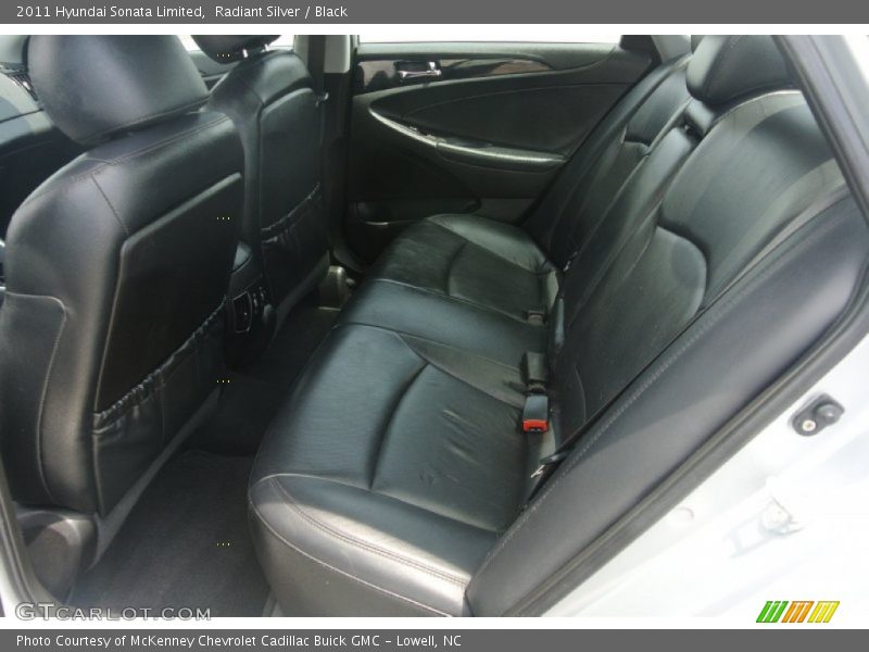 Radiant Silver / Black 2011 Hyundai Sonata Limited