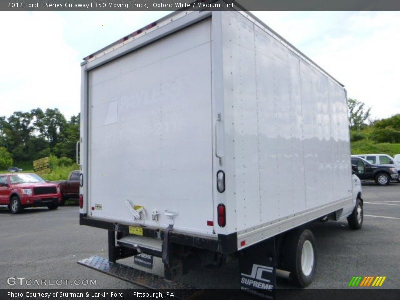 Oxford White / Medium Flint 2012 Ford E Series Cutaway E350 Moving Truck