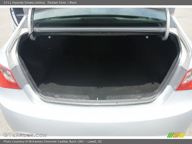 Radiant Silver / Black 2011 Hyundai Sonata Limited