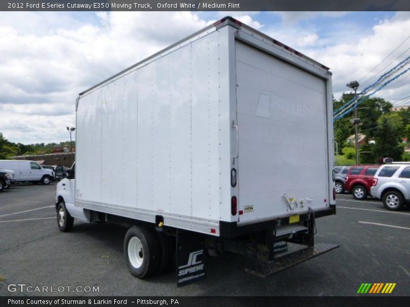 Oxford White / Medium Flint 2012 Ford E Series Cutaway E350 Moving Truck