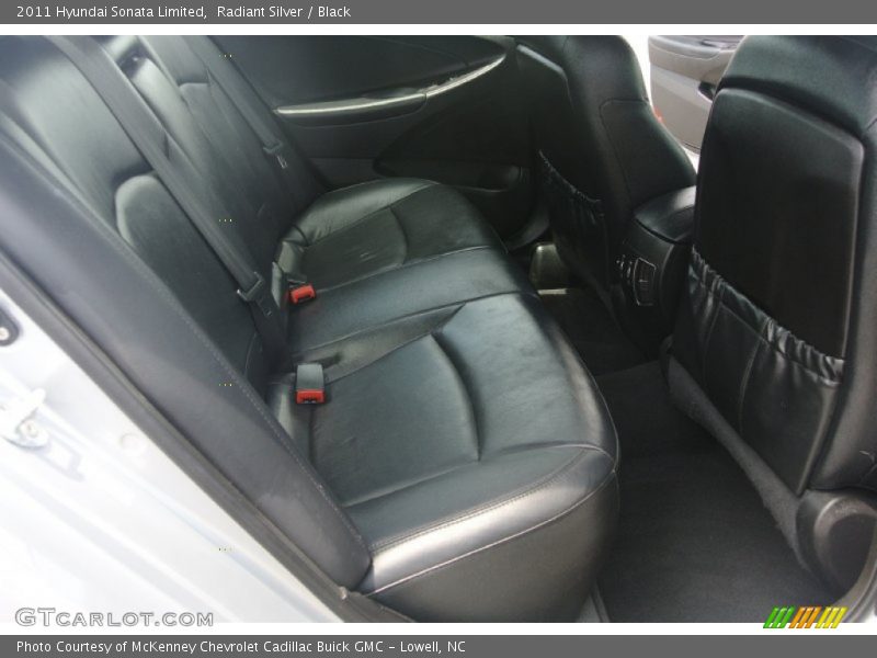 Radiant Silver / Black 2011 Hyundai Sonata Limited