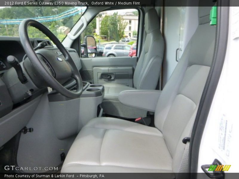 Oxford White / Medium Flint 2012 Ford E Series Cutaway E350 Moving Truck