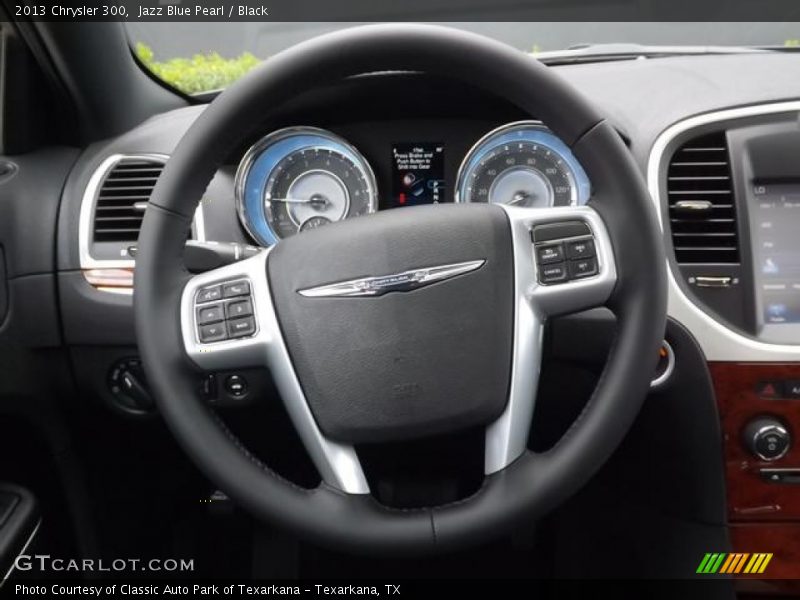 Jazz Blue Pearl / Black 2013 Chrysler 300