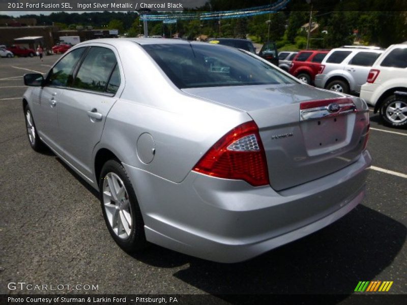 Ingot Silver Metallic / Charcoal Black 2012 Ford Fusion SEL
