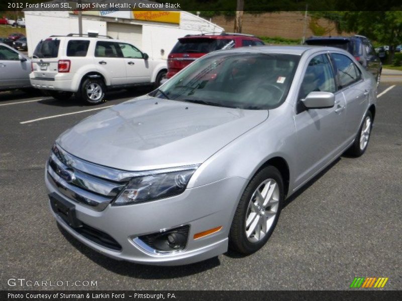 Ingot Silver Metallic / Charcoal Black 2012 Ford Fusion SEL