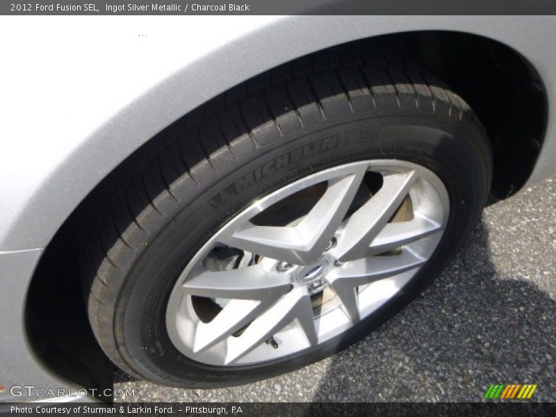 Ingot Silver Metallic / Charcoal Black 2012 Ford Fusion SEL