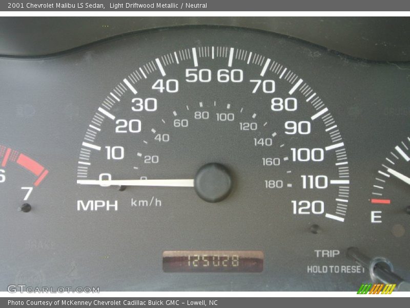 Light Driftwood Metallic / Neutral 2001 Chevrolet Malibu LS Sedan